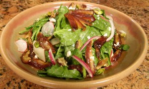 Medjool Date Spinach and Apple Salad