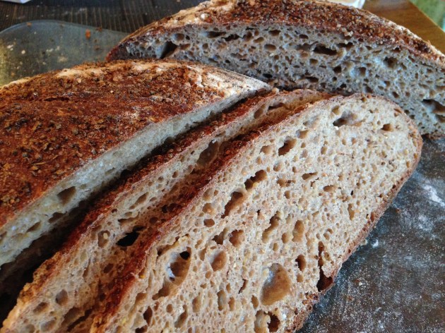 Sprouted quinoa/spelt bread Naoto Sato